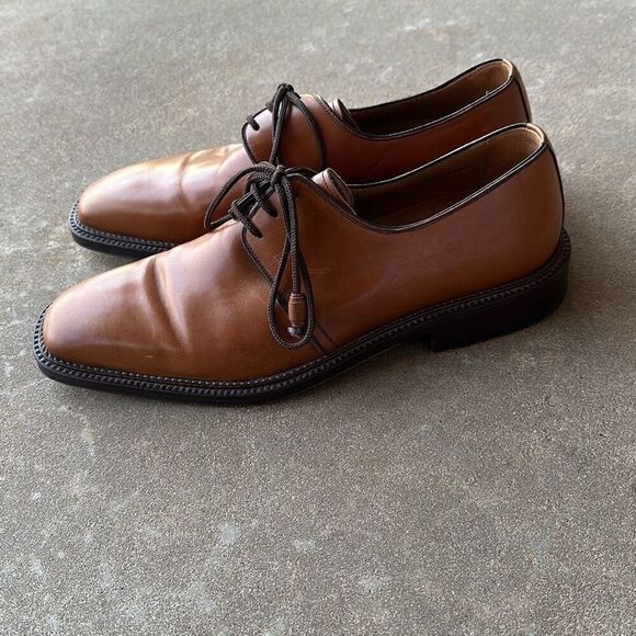 Peter Huber Dress Shoes Brown Leather Men’s Size 9.5 main image 12